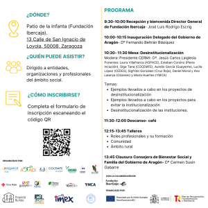 Programa Jornadas Innovación Social Aragón